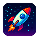 icon_animals_rocket_digital_glitch icon preview