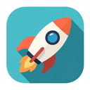 icon_animals_rocket_flat_design icon preview