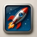 icon_animals_rocket_metallic icon preview