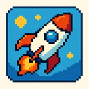 icon_animals_rocket_pixel_art icon preview