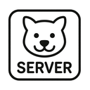 icon_animals_server_outline icon preview