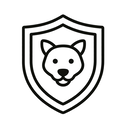 icon_animals_shield_minimal_outline icon preview