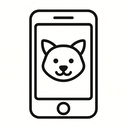 icon_animals_smartphone_minimal_outline icon preview