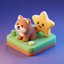 icon_animals_star_3d_isometric icon preview