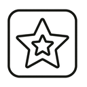 icon_animals_star_minimal_outline icon preview