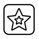 icon_animals_star_monochrome icon preview