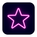 icon_animals_star_neon icon preview