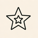icon_animals_star_thin icon preview
