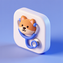 icon_animals_stethoscope_3d_isometric icon preview