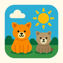 icon_animals_sun_flat_design icon preview