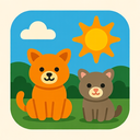 icon_animals_sun_iconic icon preview