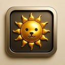 icon_animals_sun_metallic icon preview
