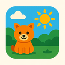 icon_animals_sun_modern icon preview