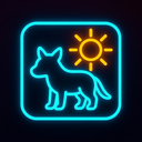 icon_animals_sun_neon icon preview