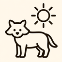 icon_animals_sun_outline icon preview