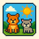 icon_animals_sun_pixel_art icon preview