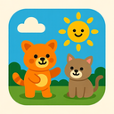 icon_animals_sun_playful icon preview