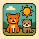 icon_animals_sun_retro icon preview