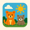 icon_animals_sun_vector icon preview