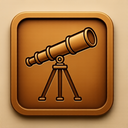 icon_animals_telescope_embossed icon preview