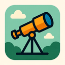 icon_animals_telescope_geometric icon preview