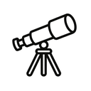 icon_animals_telescope_line_art icon preview
