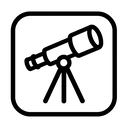 icon_animals_telescope_monochrome icon preview