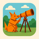 icon_animals_telescope_origami icon preview
