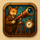 icon_animals_telescope_steampunk icon preview