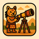 icon_animals_telescope_tribal icon preview