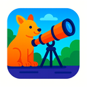 icon_animals_telescope_vibrant_colors icon preview