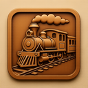 icon_animals_train_embossed icon preview