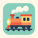 icon_animals_train_flat_pastel icon preview