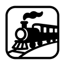 icon_animals_train_monochrome icon preview