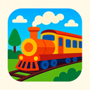 icon_animals_train_vibrant_colors icon preview