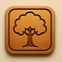 icon_animals_tree_embossed icon preview