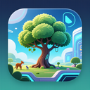 icon_animals_tree_futuristic icon preview