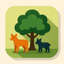 icon_animals_tree_shadow_effect icon preview