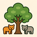 icon_animals_tree_symmetrical icon preview