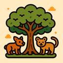 icon_animals_tree_tribal icon preview