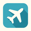 icon_art_airplane_flat_design icon preview