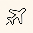 icon_art_airplane_minimal_outline icon preview