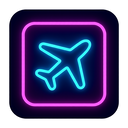 icon_art_airplane_neon icon preview