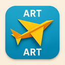 icon_art_airplane_origami icon preview