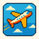 icon_art_airplane_pixel_art icon preview
