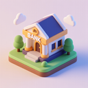 icon_art_bank_3d_isometric icon preview