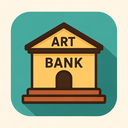 icon_art_bank_flat_design icon preview