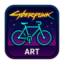 icon_art_bicycle_cyberpunk icon preview