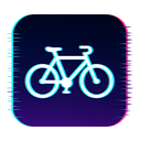 icon_art_bicycle_digital_glitch icon preview