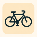 icon_art_bicycle_flat_design icon preview